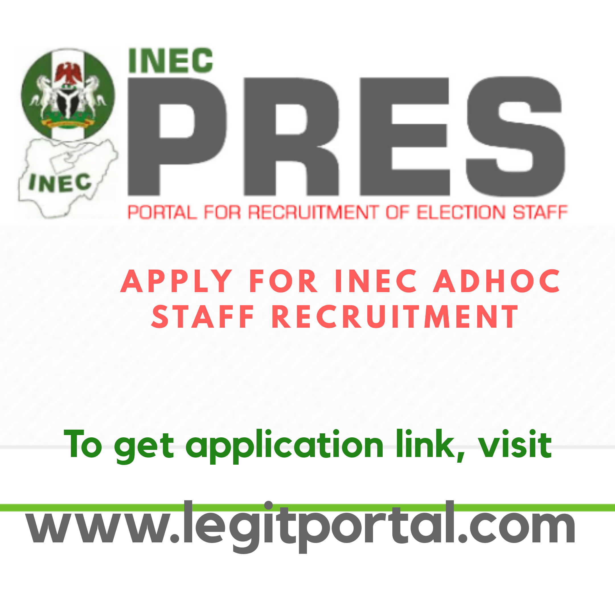 INEC Adhoc Staff Recruitment Portal & Online Application Form