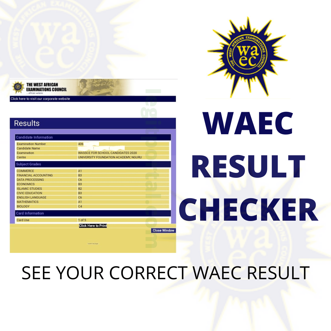 WAEC Result Checker 2022/2023 WAEC Direct OnlineResult Checker