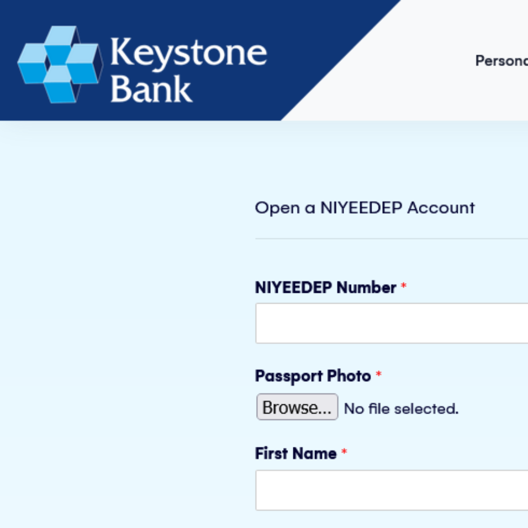 How to Open a Keystone Bank Account for NIYEEDEP Program